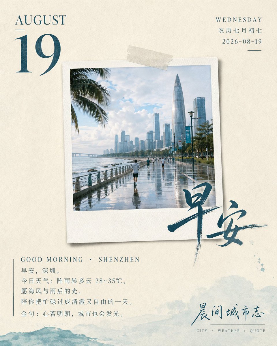 GPT2 x 早安 x 日签 x 杂志 x 美学提示词 · 1